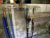 Wasserverteilung mit Pumpe für Bodenkühlstrecke